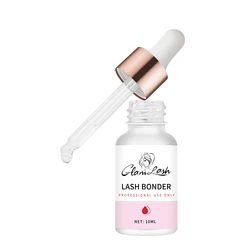 GLAMLASH Super Bonder Top Clear Fast Drying Custom Private Label Accelerator Eyelash Extensions Lash Super Bonder Eyelash Glue