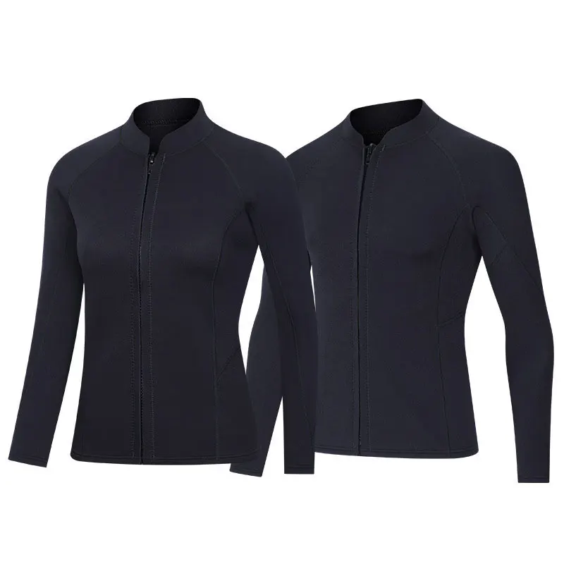 Custom Neoprene Wetsuit Men And Women 2mm Zipper Swimming Diving Wetsuit Material