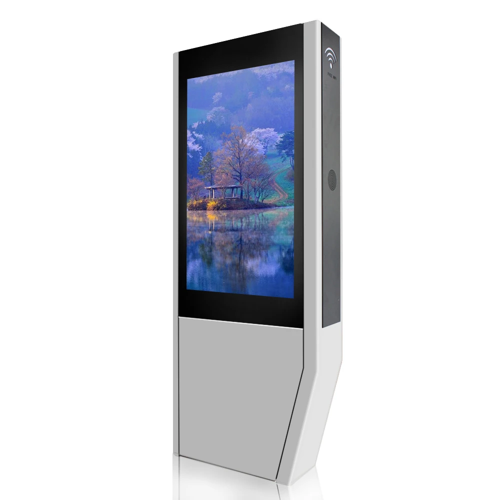 55 дюймов 4 к разрешение AG стекло открытый ЖК дисплей с камера