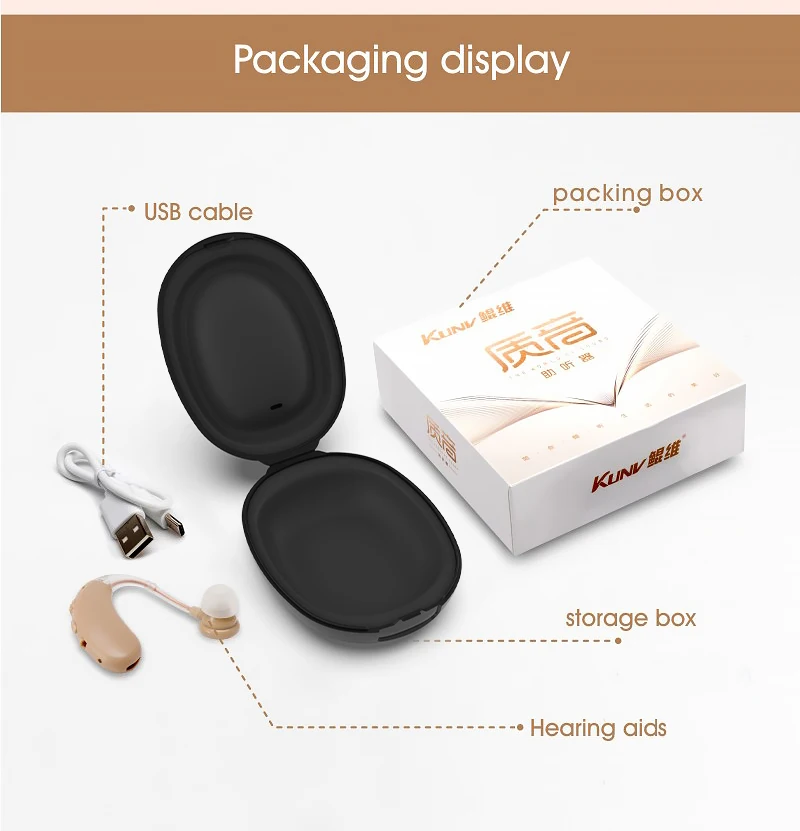 BTE Hearing Aids Programable Rechargeable Ear Aid Hearing Aids German Technology For The Deaf