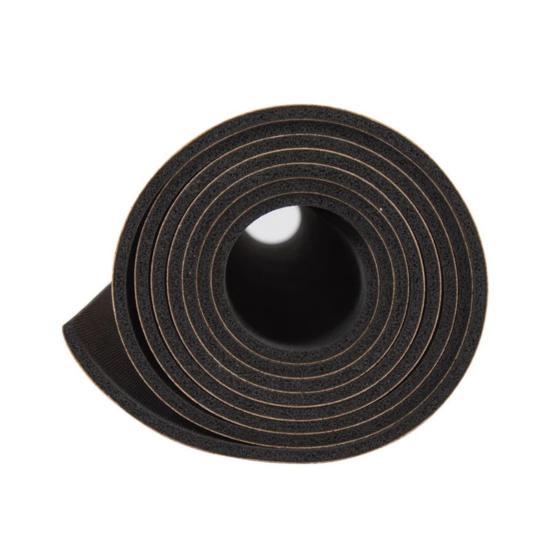 Factory Custom Logo Non Slip Manufacture Natural Cork Rubber Yoga Mat