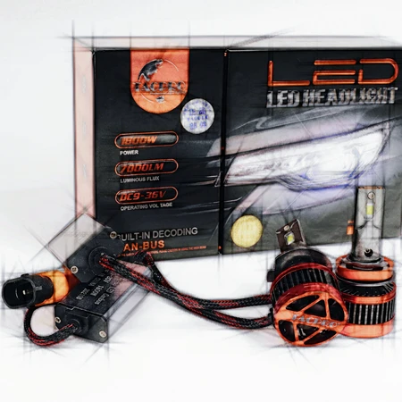 Super Bright Led Headlight Bulb H4 9005 H7 55W 6000K 12v Car Headlight Universal High Power Cool Natural White