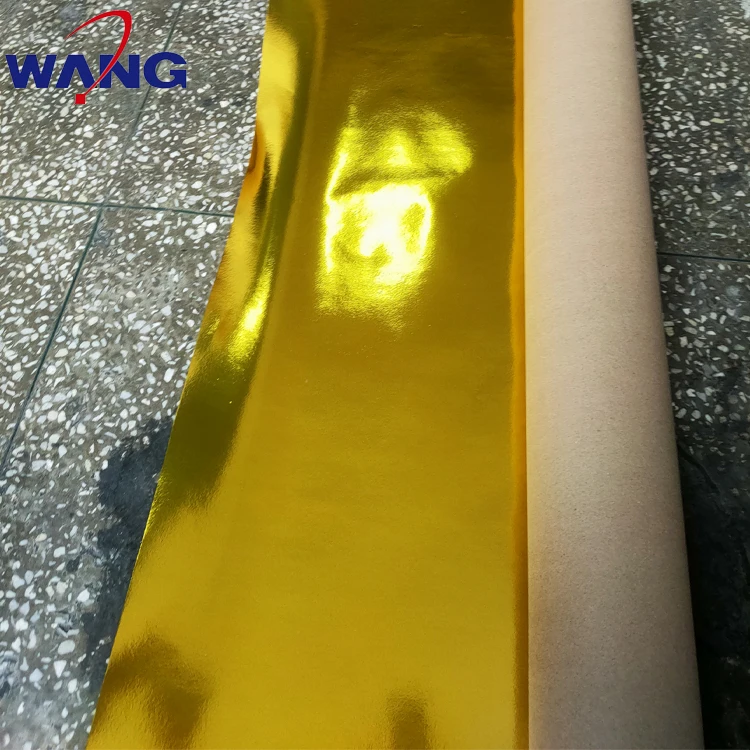 Metallic Cardstock Craft Cardboard Gold Silver Mirror Foil Roll Wrap Gift Packaging Metallic Paper Roll For Labels