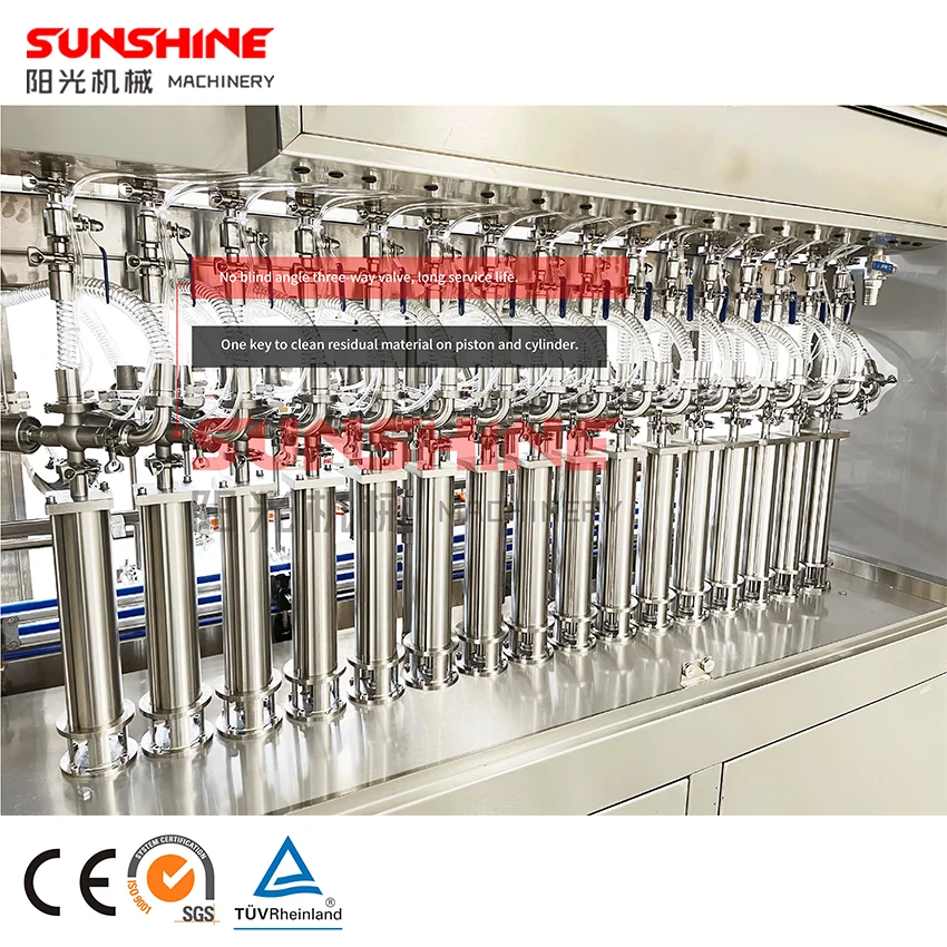 50-5000mL PET glass bottle food sesame sunflower oil cooking edible oil filling packing production line