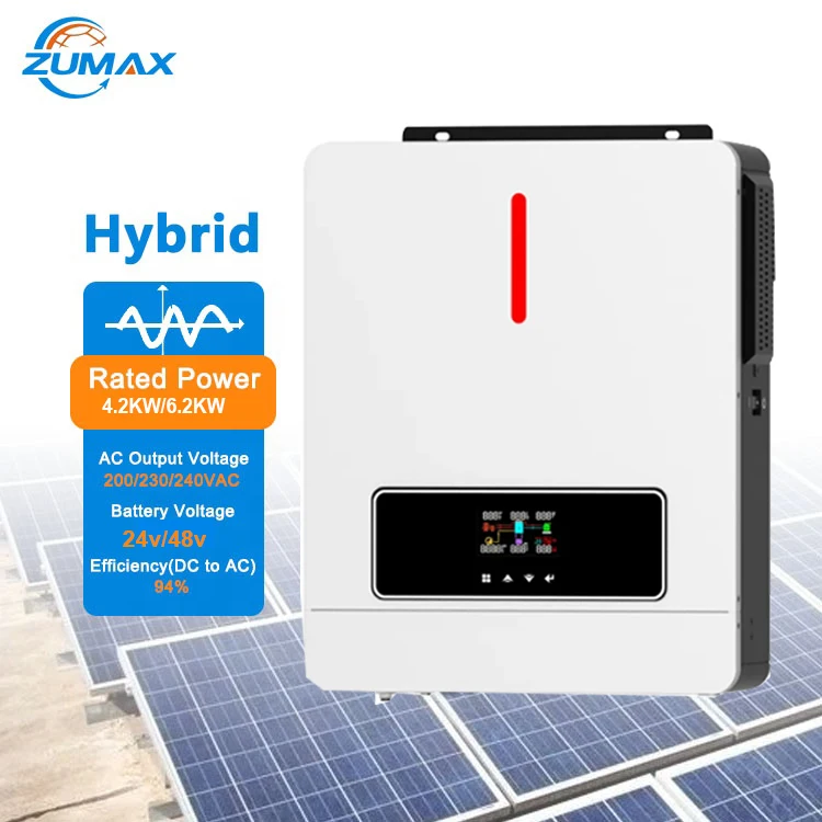 ZUMAX 3.5kw solar inverter 10kw inverter 5kw inverter on off grid hybrid no battery can work PV 60-500vdc