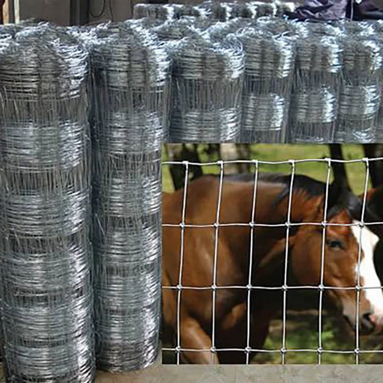 Factory game high quality farm deer fence sheep iron wire mesh pasture metal galvanized field fence