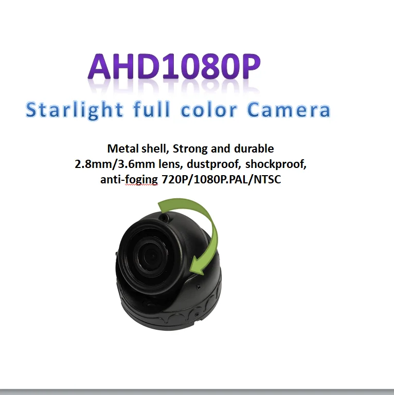 12V 24V Front & Inside  Car Camera & Vehicle CCTV Security HD AHD COMS Chips Camera for Bus Truck Vans