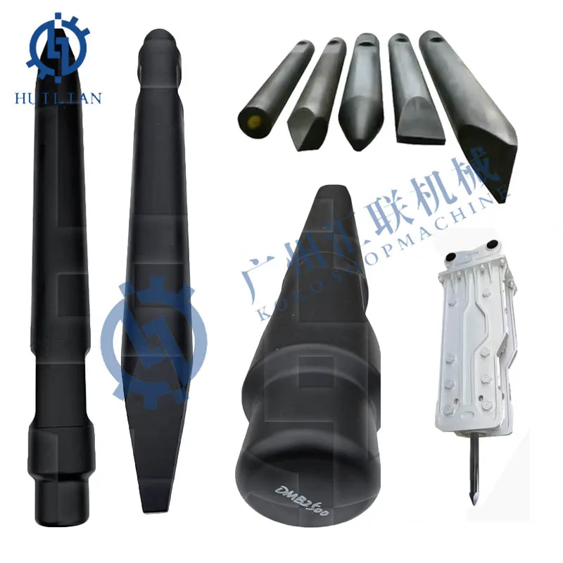 DMB S2500V Breaker Chisel S1800V S1300V S150V S900V S500V Hammer Blunt Type Moil Point Tool Chisel for DAE-MO Hydraulic Breaker