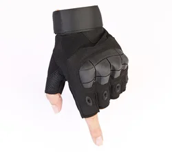 Tactical Fingerless Half Finger Hard Knuckle Combat tactical Gloves
