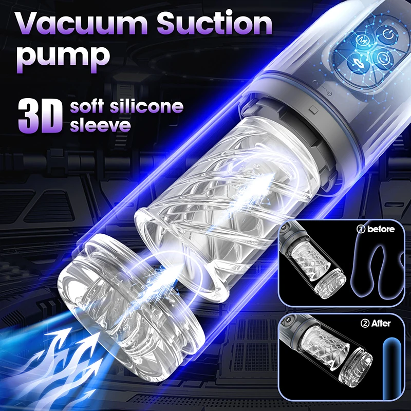 Smart Male Masturbation Sexy Adult Products Machine 7 Sucking Rotating Masturbation Sex Toys for Men