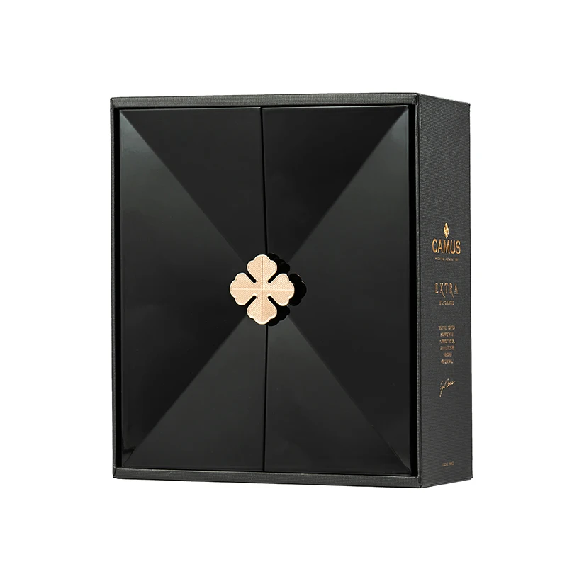  Custom High Glossy Extravagant Black Wooden Wine