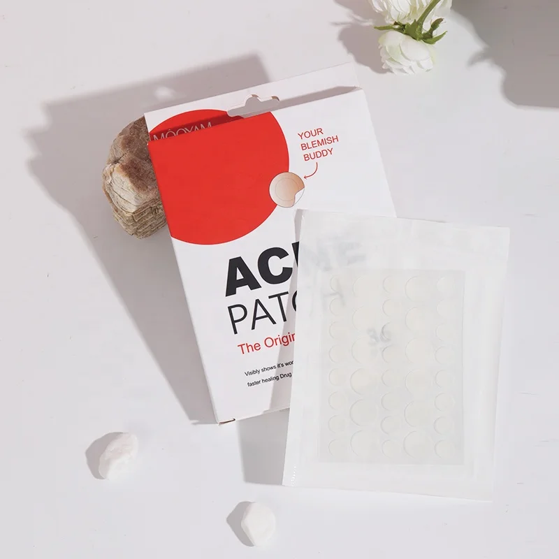 Private Label Healing Cover Pimple Patch Acne Spot Treatment Custom 36 Patchs Waterproof Hydrocolloid Acne Patch
