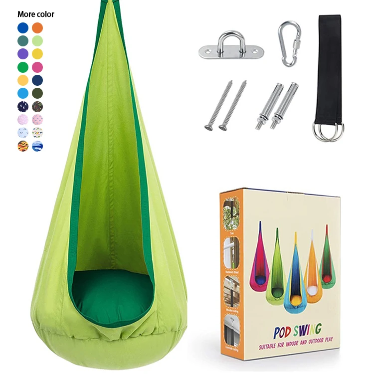 Распродажа сенсорное оборудование из хлопка и спандекса 210T нейлоновая уличная мебель сенсорные качели для