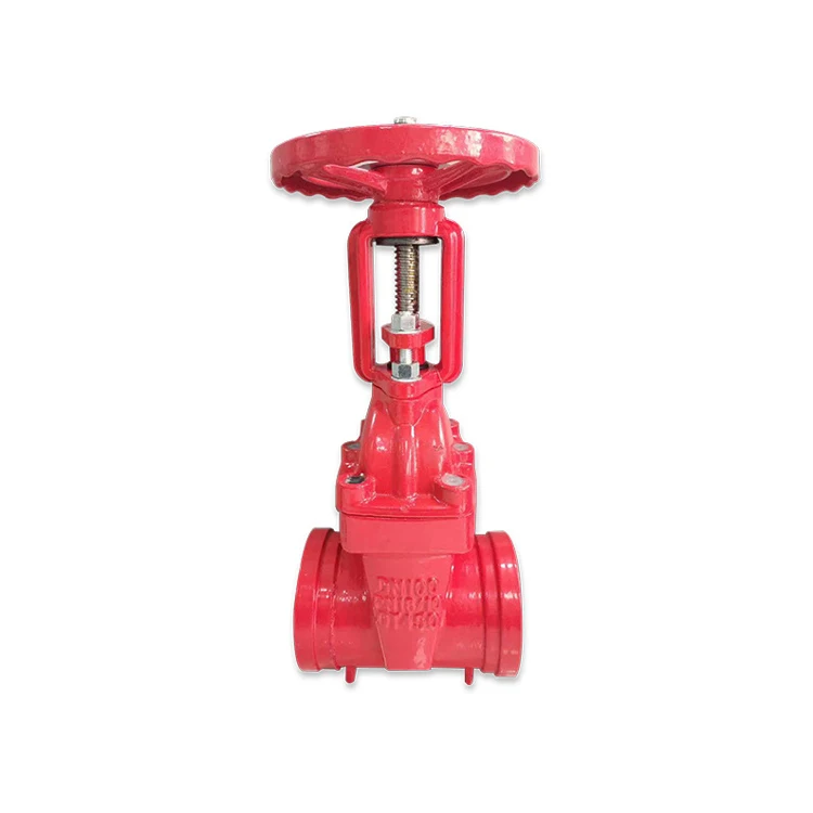 pn16dn50 ductile iron  api 6a red color gate valve