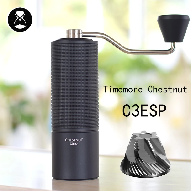 TIMEMORE Chestnut C3ESP Manual Coffee Grinder All-metal Body & S2C Burr Send Cleaning Brush Free Shipping