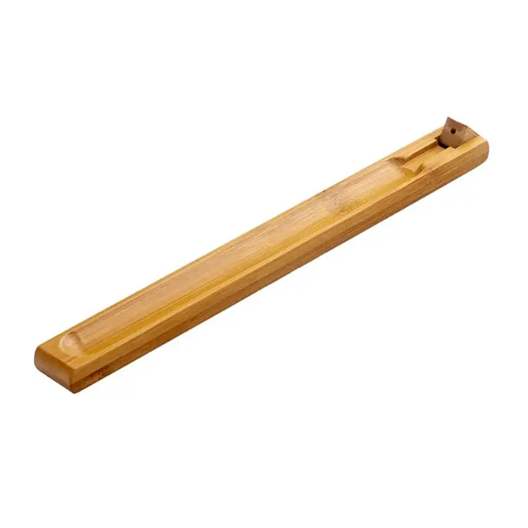 Adjustable angle lager incense hole Wood Incense ash catcher Wooden Incense Sticks Holder