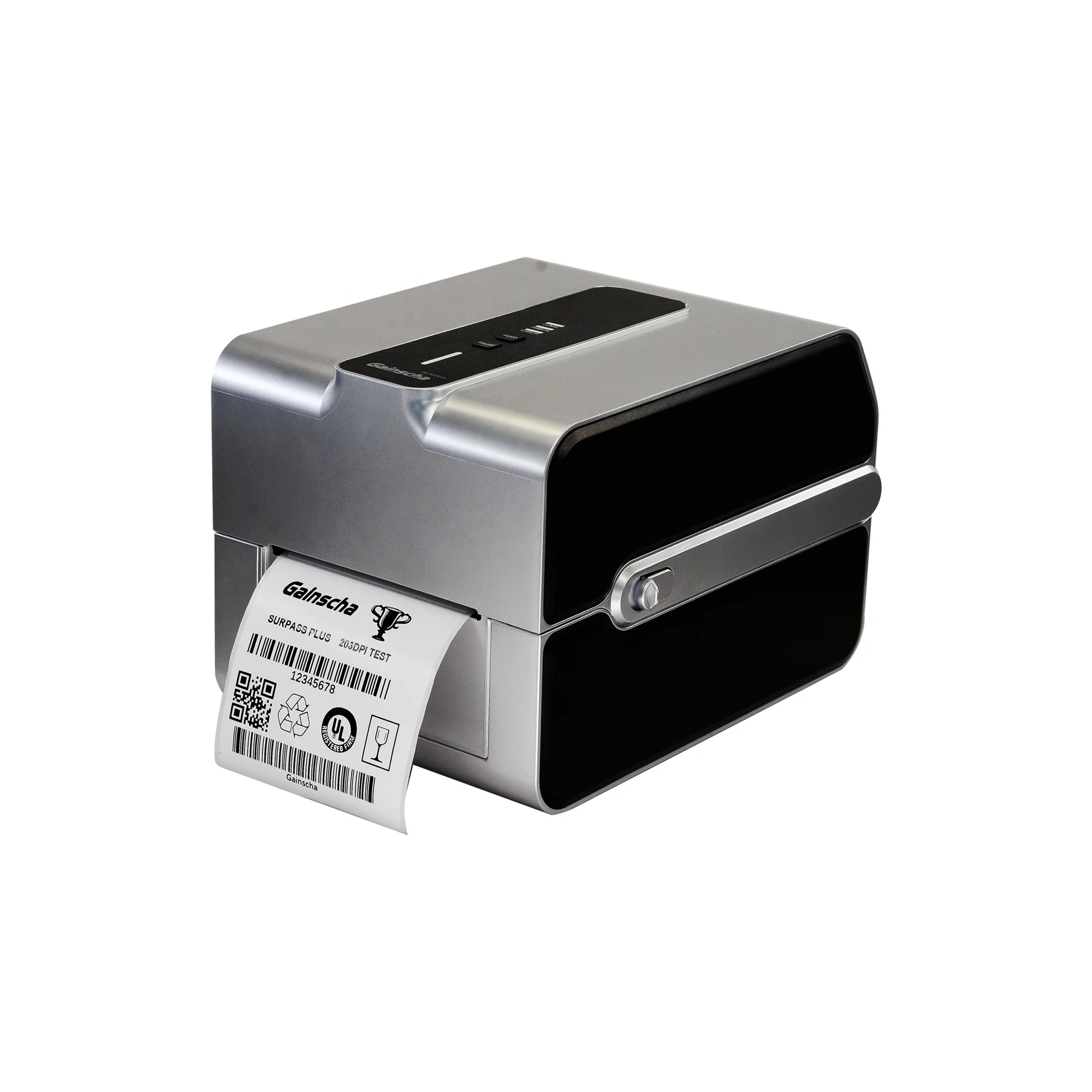 Gainscha GS-2406T PLUS 4 inch thermal transfer barcode printer Bluetooth warehouse barcode printer price tag label printer