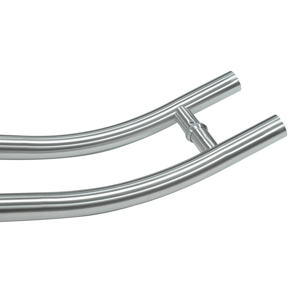High quality 304 Stainless Steel Long tempered glass door wooden Door Handle