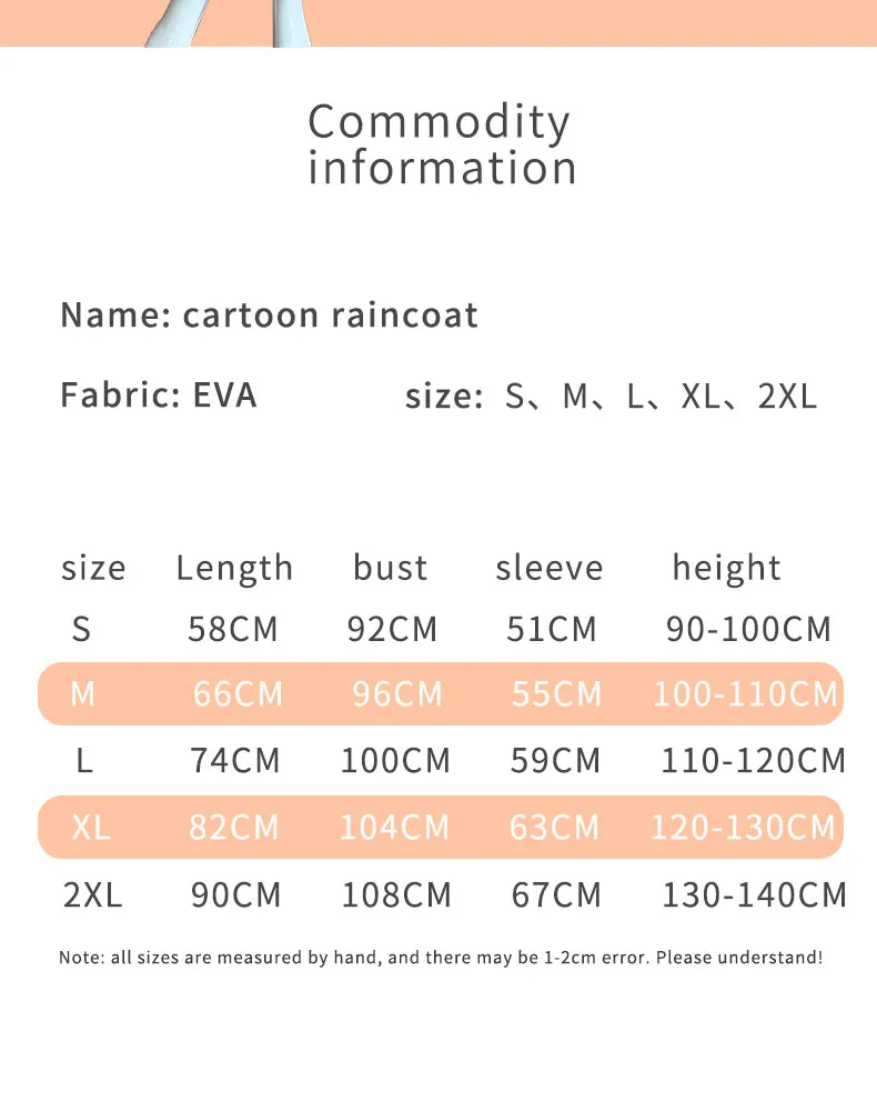 hot selling fashionable cartoon modern environmental protection healthy students EVA custom raincoat children for outdoor