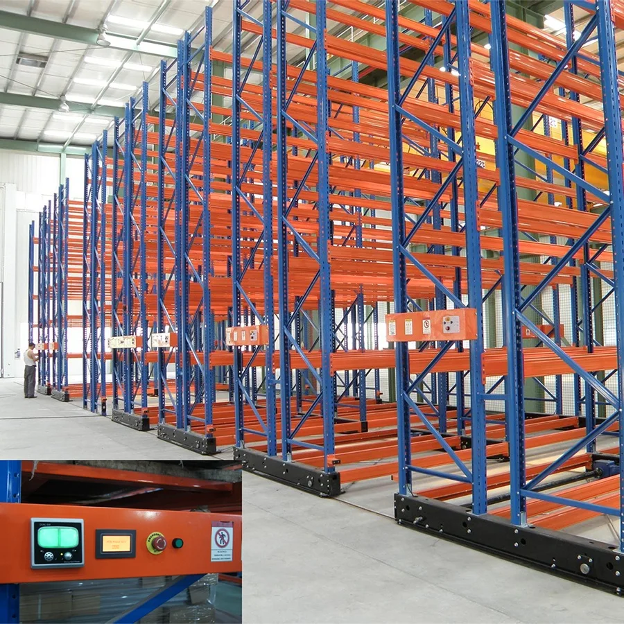 Peterack Movable Racking Shelves Manufacturer Customized Industry Mobile Rack System Adjustable Heavy Duty Rack