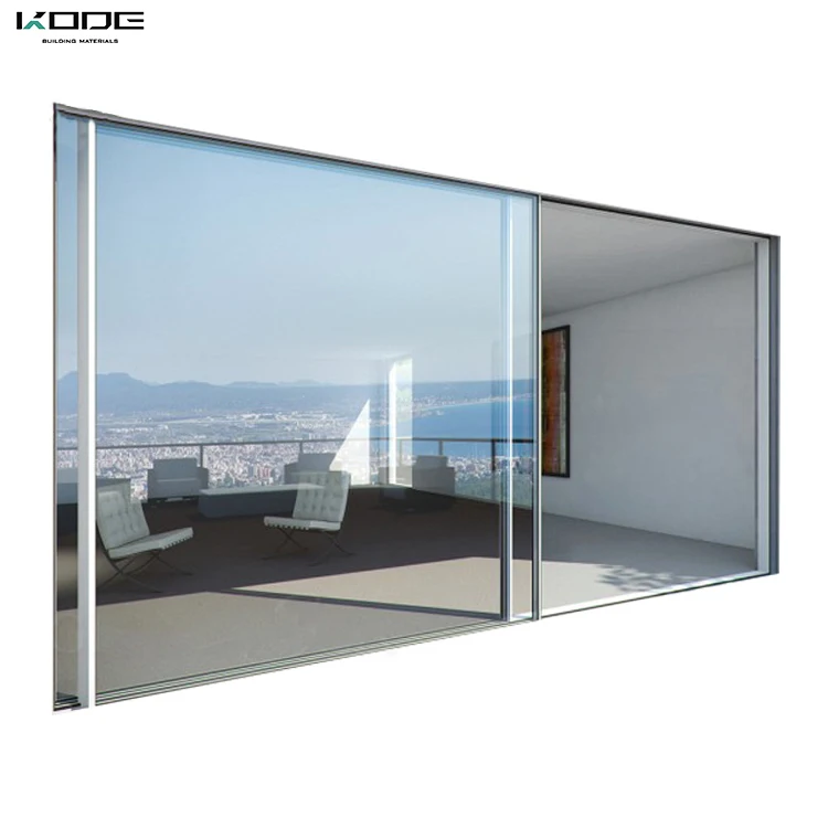
Custom aluminium sliding doors big entrance glass interior exterior flush double sliding doors 