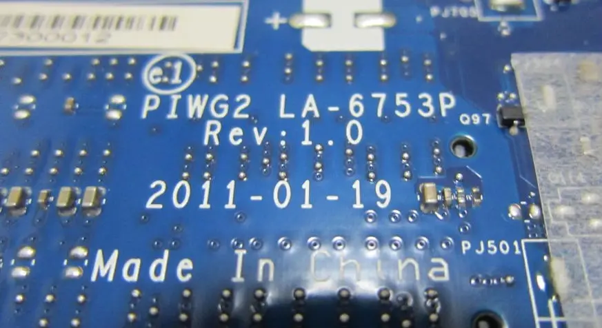 PIWG2 LA-6753P REV 1 0 системная плата подходит для Lenovo G570 Материнская ноутбука HM65 чипсет с интерфейсом HDMI полный