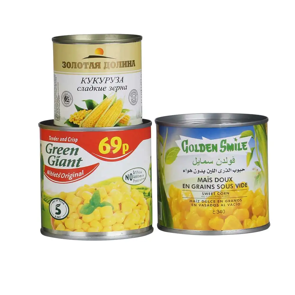 Green super food in China canned corn