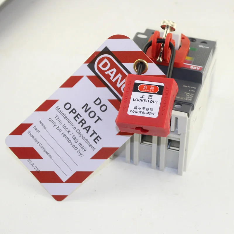 China Manufacturer ABS Safety Lockout Master Key Lock Industrial Safety Padlock