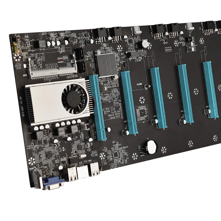 Новинка материнская плата 8 карт DDR3 ATX D37 видеокарта PCI-E графическая карта 847 большая