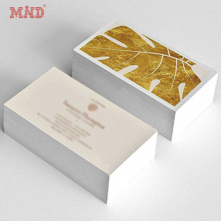 New design printing custom name embossed bio paper business card