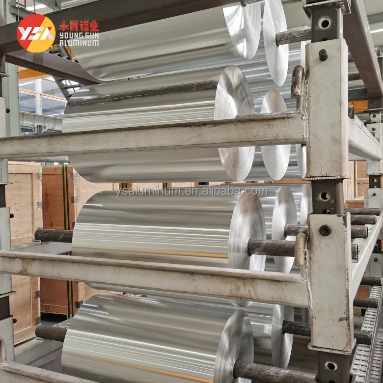 8011 Aluminum Foil Roll 9-18 Micron Food Grade 6 Micron 7 Micron Aluminum Foil Roller Aluminum Foil Price Per Ton