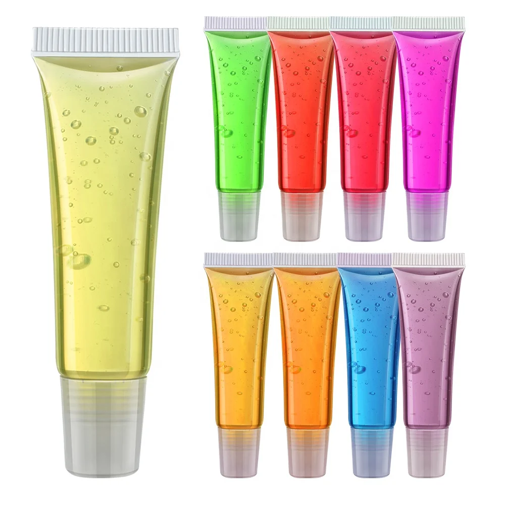 Vitamin E Candy Lip Oil 10ml Clear Soft Tube Liquid  Moisturizing Kids Lip Care with Custom Logo Lip Care