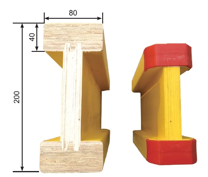 Building Material Solid Wood Concrete Formwork H20 Timber Beam Formwork Accessory