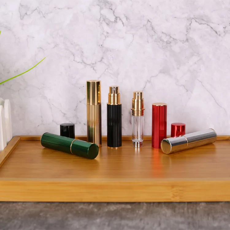 Portable Plastic Perfume Sprays Bottle Empty Perfume Sample Vials With Mist Pump Perfume Atomizer For Travel