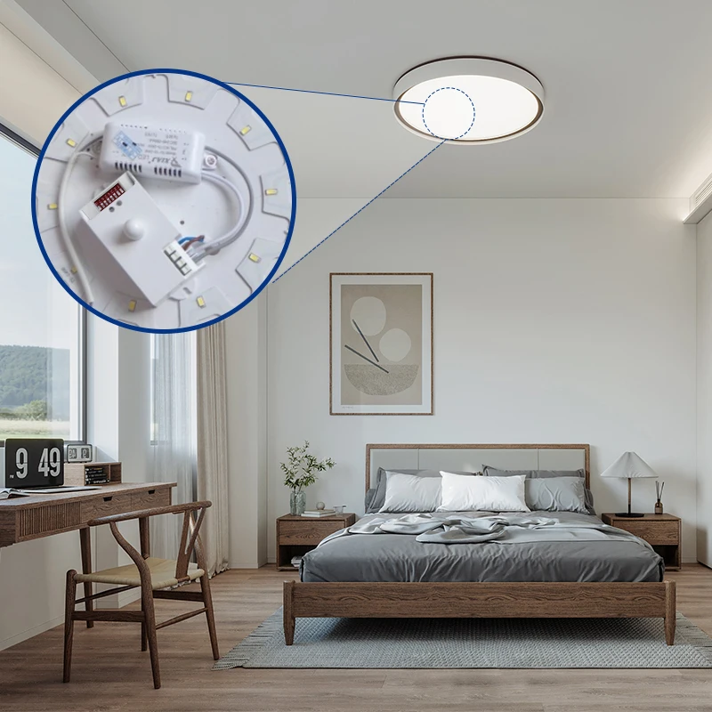 TDL-1911 Best Sale TUODI 800W Wholesale Microwave Sensor Switch 5.8GHz Radar  360 Degree motion Sensor Light  Body Detector