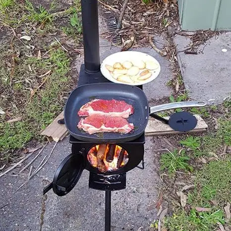 Factory Price Foldable Camping Wood Stove For Hike Travel Boat Hunting Tent Cooking Stove