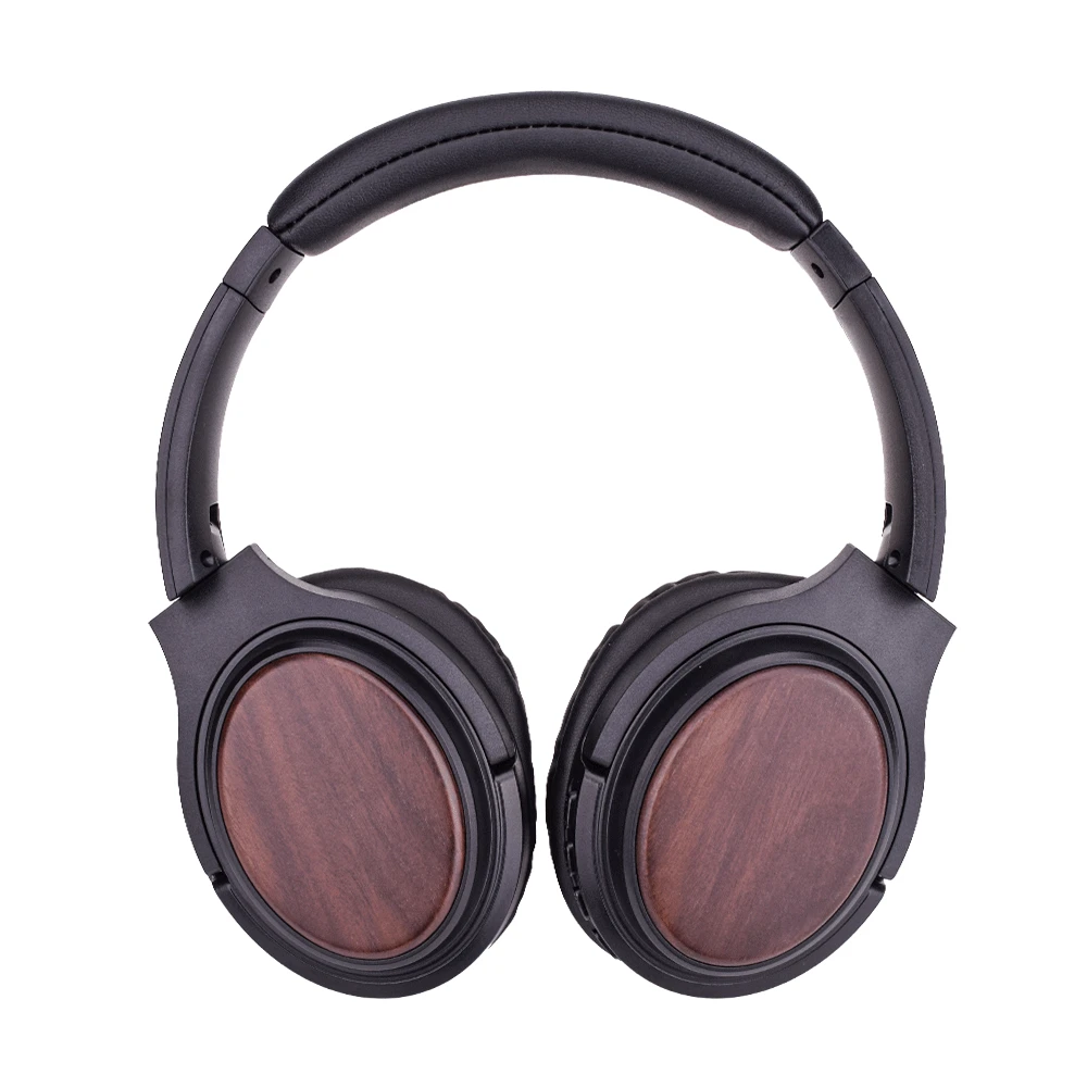 Foldable 2023 Casque Bluetooth Sans Fil Music Portable Over-Ear Wood High Quality Phones New Design Over Head Fm Radio Headphone