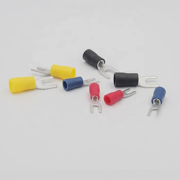 Cold-pressed end fork-shaped pre-insulated end U-shaped cold-pressed terminal Y-shaped cold-pressed wiring