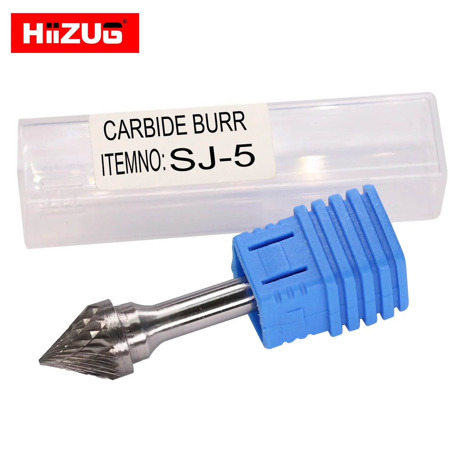 Carbide Burr File SJ Type  Double Cut 6mm 6.35mm Shank for Grinder Drill Tungsten Power Tool Parts Carbide Rotary File