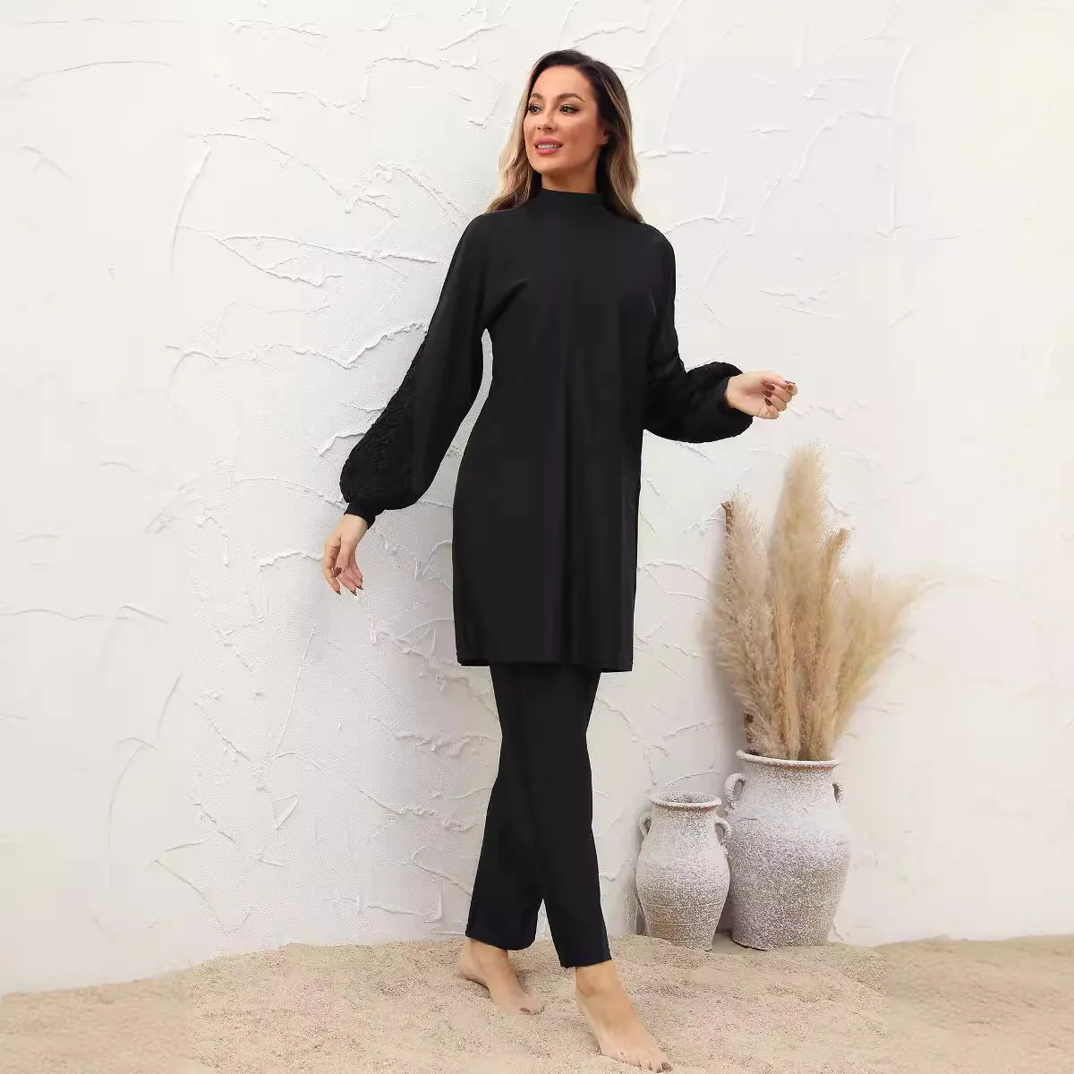 Swim Wear Muslim Ladies Dress Swimwear Cover Up Old Woman Swimsuits Wholesale Women Plus Size Clothing