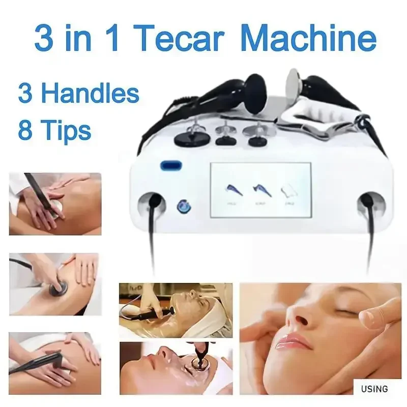 Factory Price Portable Body Slimming Beauty Equipment 448Khz Cet Ret Rf Machine Tecar Pain Relief Physical Therapy Machine