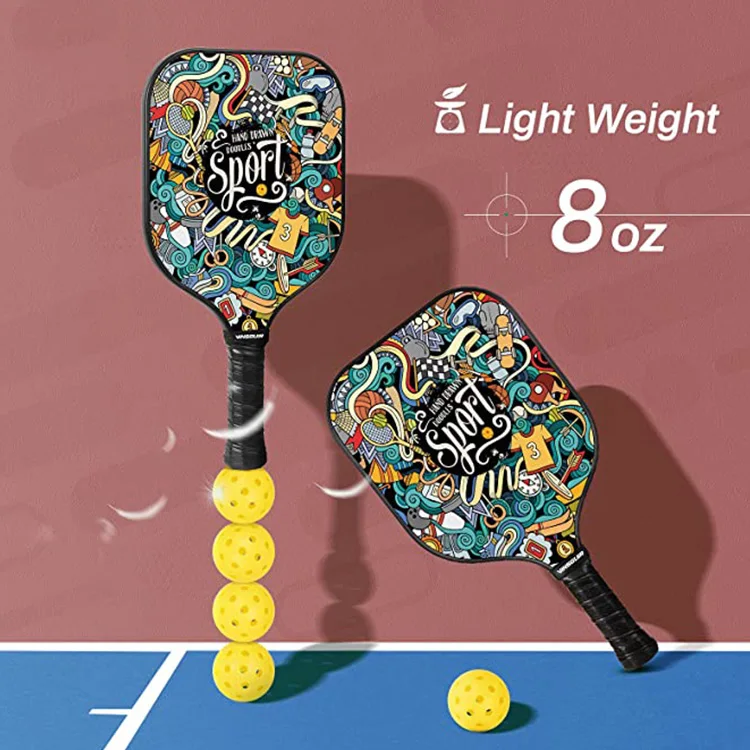 Wholesales Pickleball Paddle high quality Graphite Carbon Fiber Pickleball paddles pickle ball