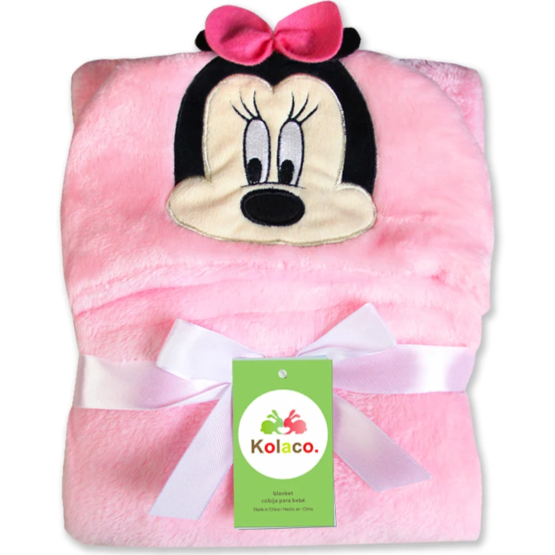 Wholesale Friendly Baby Blanket Lovely Knitted Baby Blanket Quality Factory Price Baby Winter Blanket With Hooded