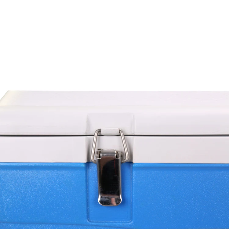 80L Cooler Portable Outdoor Camping BBQ Table Beer Wine Beverage Storage Container Push Handle Stainless Steel Bayonets