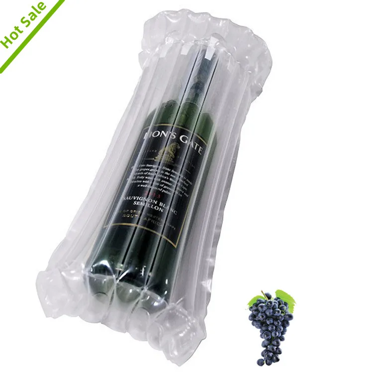 Air column bag for wine bottle inflatable bag shock resistance package material