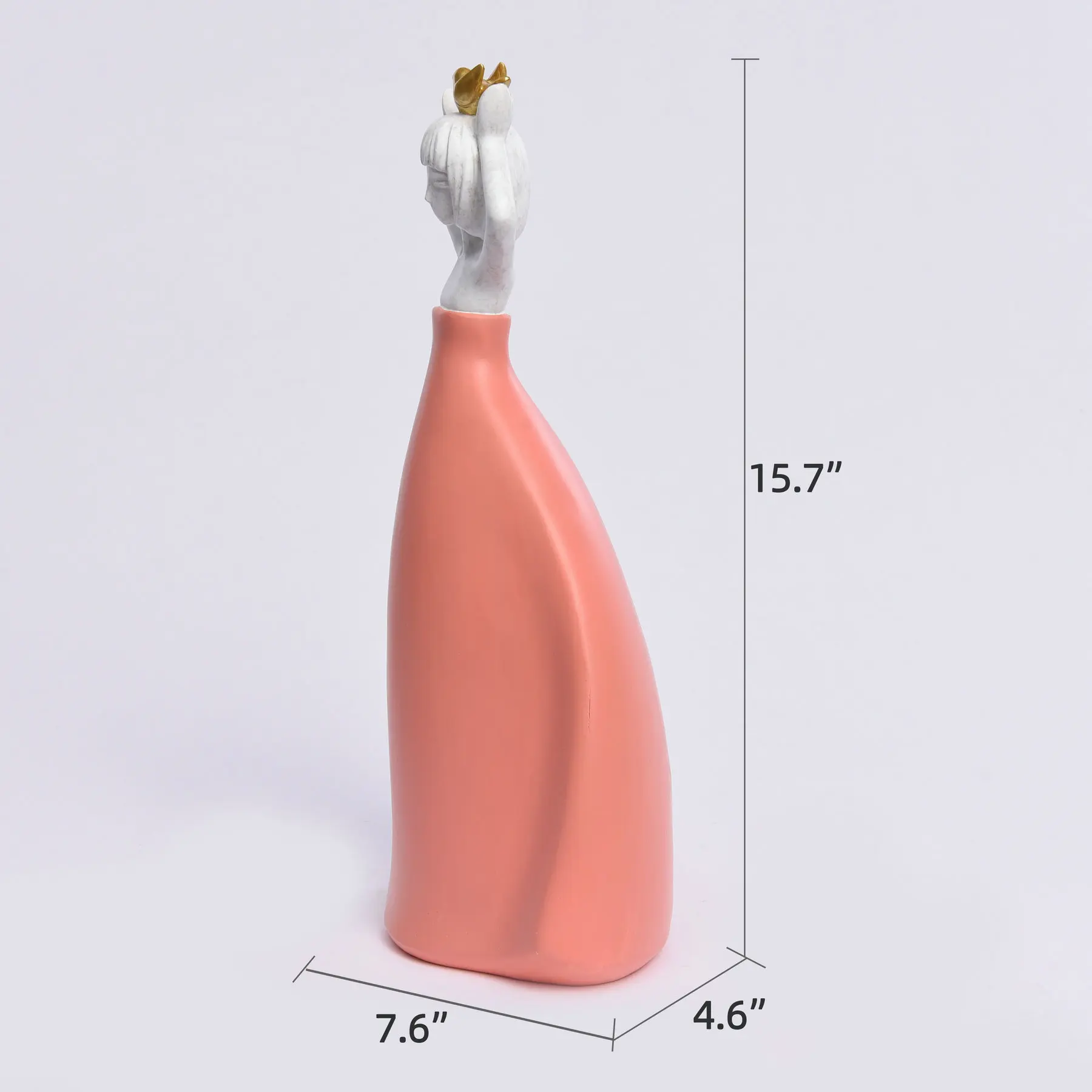 Minimalistic Modern Home Office Desk House Item Dancing Girl Resin Unique Decoration