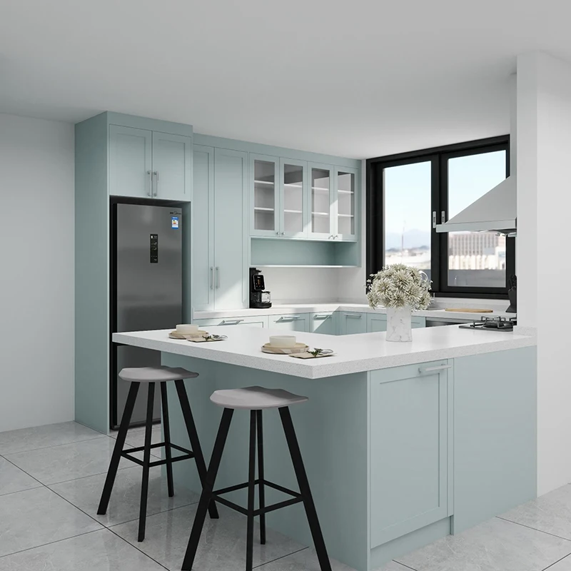 Kitchen universal magic corner for kitchen cabinet separator furniture kitchen cabinet l shape flat pack