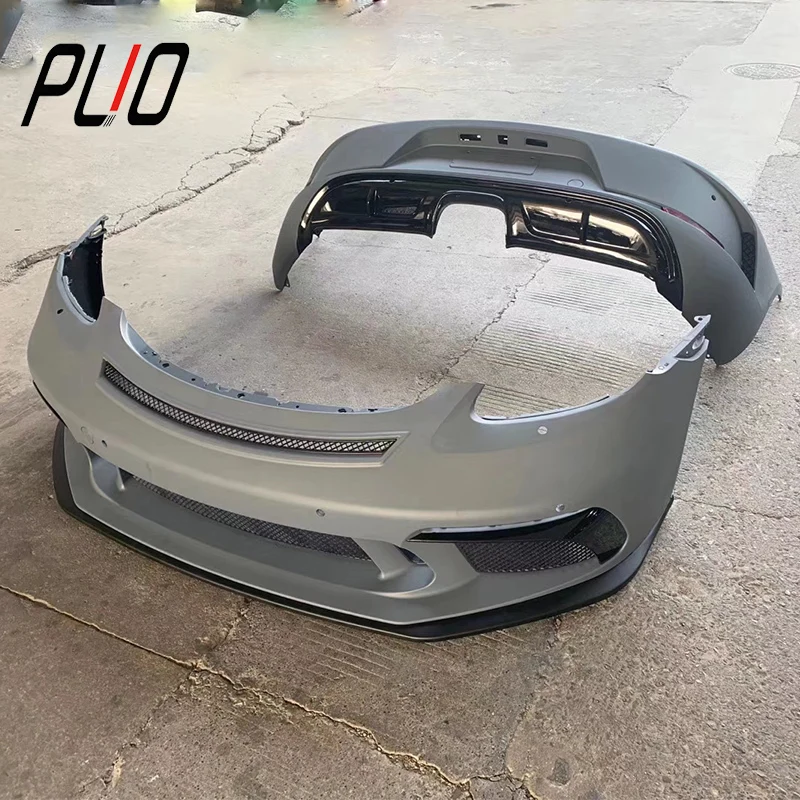 New design GT3 model body kit for Porsche 718 2016-2018 include front bumper assembly with grille rear bumper lip high quality