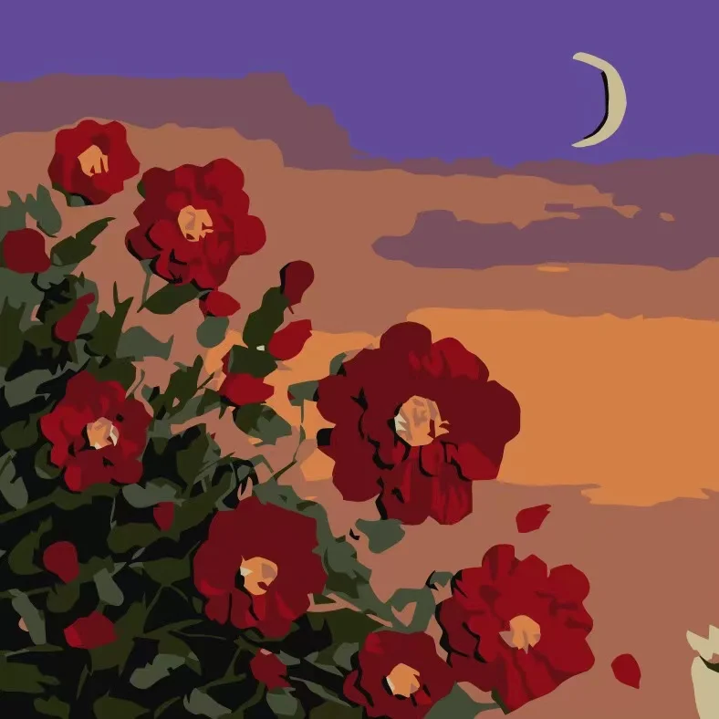 Bulk Sale 20cm Size Anime Cartoon Picture Pattern Custom DIY Oil Handpainted Kids Children Painting By Numbers