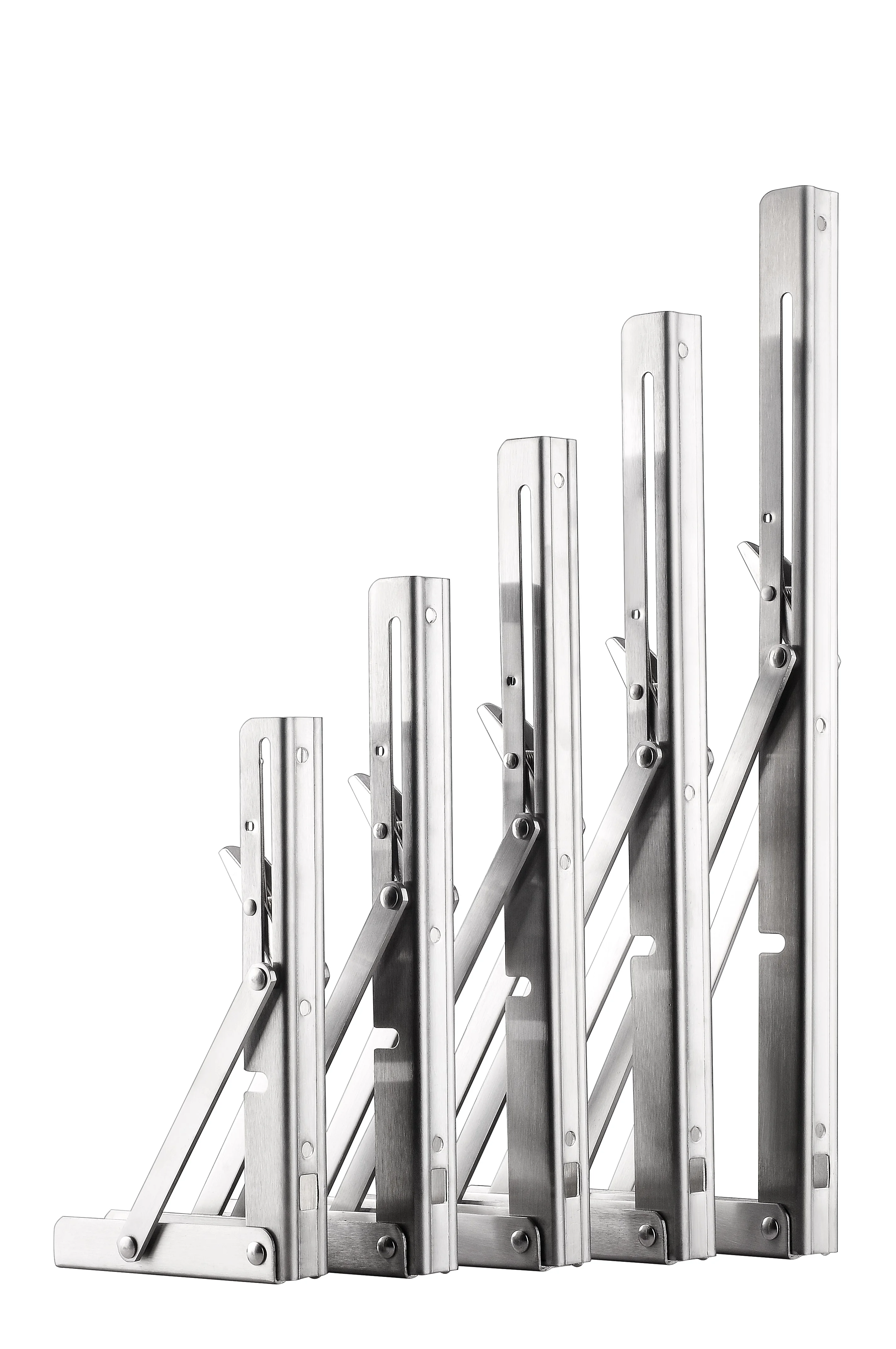 Heavy Duty Steel Made Folding DIY Shelf Brackets for Table Work Bench